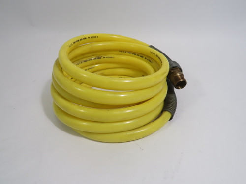 Parker A0812-MC8-ML8 Fast-Stor Air Hose Coiled Yellow 1/2" ID 5" Height USED