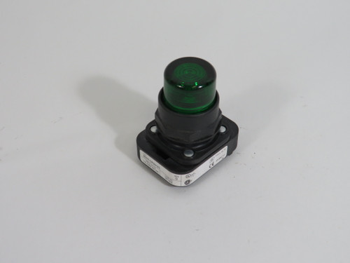 Allen-Bradley 800H-QRBH2GX Momentary Push Button Green LED NO TRANSFORMER USED