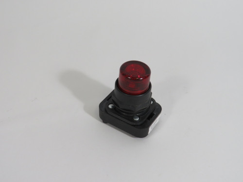 Allen-Bradley 800H-QRBH2RX Momentary Push Button Red LED NO TRANSFORMER USED