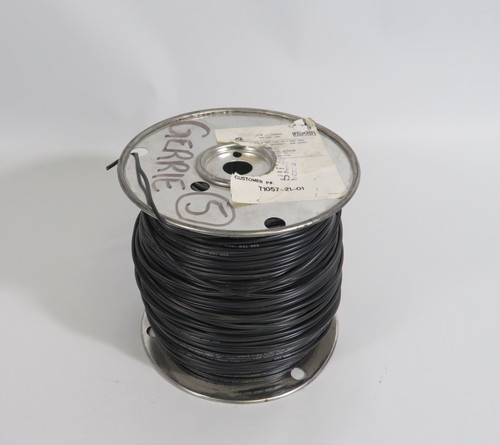 Generic 18112 Wire Spool 600V .030" Thick BLACK NEW