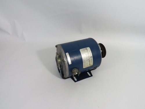 CGE 7J705DAX AC Motor 1/3HP 1725RPM 115V 35 DP 1Ph 6.0A 60Hz C/W Pulley USED