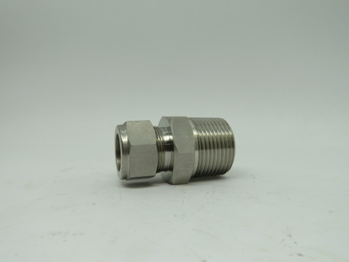 Ham-Let 768LSS3/4x1 316 Male Connector Let-Lok Tube Fitting 3/4" Male NPT 1" NOP