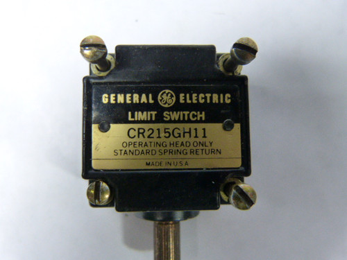 General Electric CR215GH11 Limit Switch Operating Head Only USED