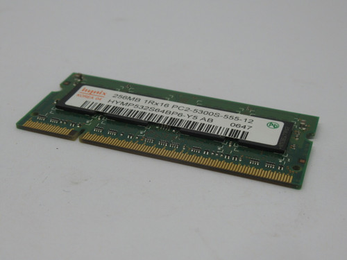 Hynix HYMP532S64BP6-Y5 AB SDRam Memory Module 256MB 667MHz USED