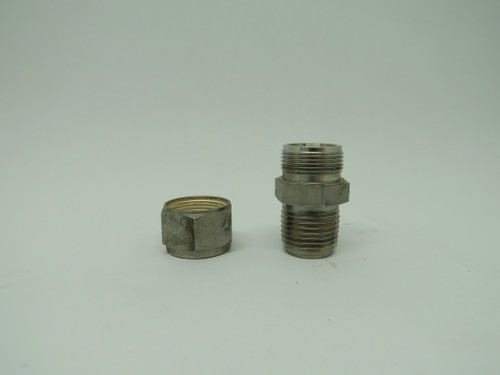 Swagelok SS-14M0-1-8 Tube Fitting Male Connector 14MM Tube OD x 1/2" Male USED