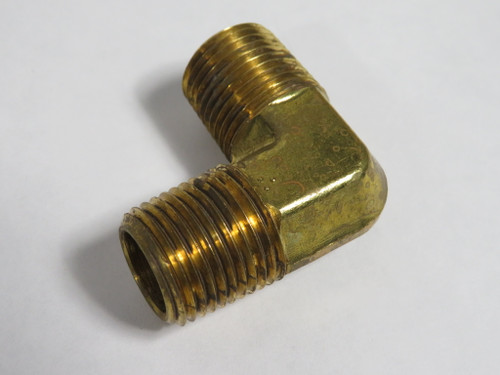 Fairview 99-C Forged Brass L Fitting 3/8" Male NPT Lot of 3 USED