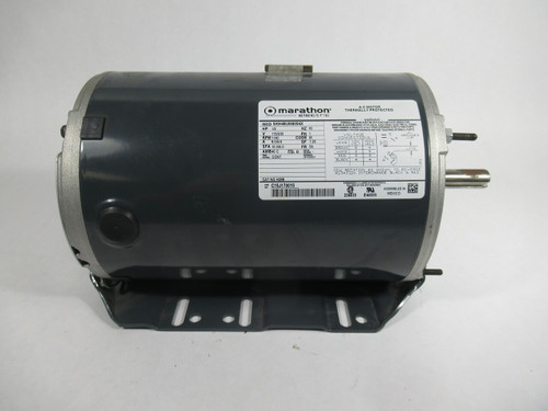 Marathon Electric 1/2HP 1140RPM 115/230V 56 1Ph 9.0/4.5A 60Hz NOP