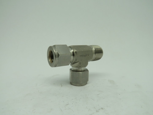 Swagelok SS-810-3-8TTM Tube Fitting Male Branch Tee 1/2" Tube ODx1/2" Male USED
