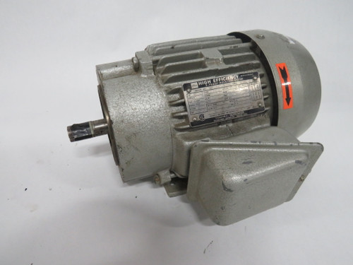 Toshiba 1.5HP 1725RPM 208-230/460V 145TC Fr TEFC 3PH 4.8-4.8/2.5A USED