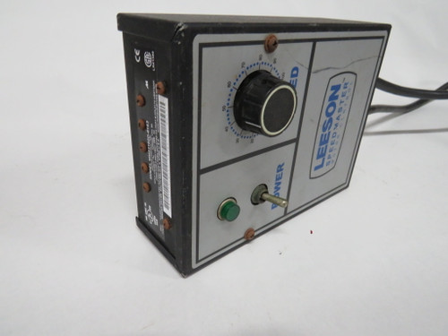 Leeson MM23102D-0163 Speedmaster Controller 115(339)V 1PH 8A RUST ON SCREWS USED