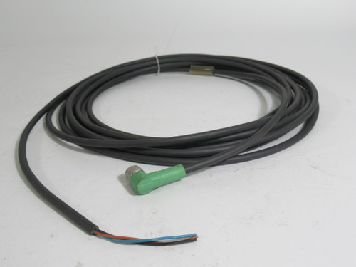 Phoenix Contact SAC-3P-5,0-PUR/M8FR Sensor Cable Angled 3 Position 4 Meters USED