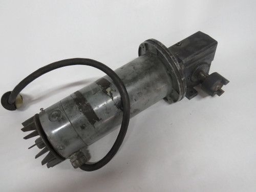 Boston Gear 3/4HP 1725RPM 180V TEFC 3.5A C/W Reducer 7.5:1 NO FAN COVER USED