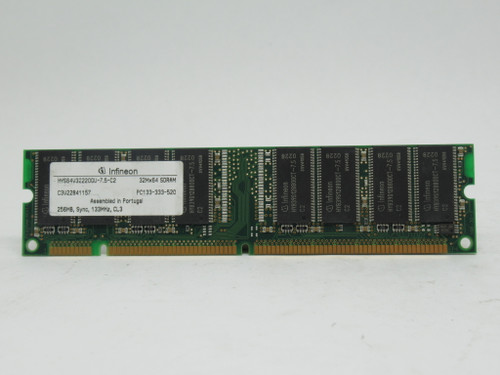 Infineon HYS64V32220GU-7.5-C2 SDRam Memory Module 256MB 133MHz USED