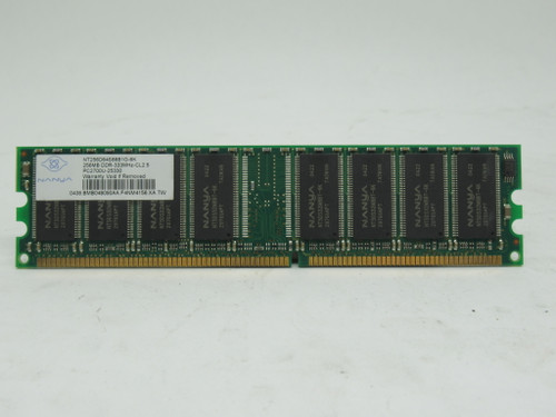 Nanya NT256D64S88B1G-6K SDRam Memory Module 256MB 333MHz USED