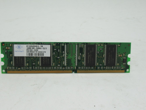 Nanya NT128D64SH4B1G-75B SDRam Memory Module 128MB 266MHz USED