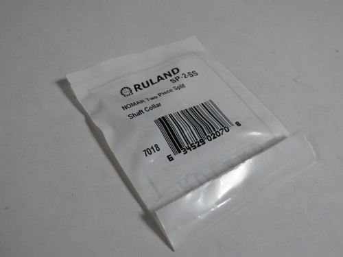 Ruland SP-2-SS Two-Piece Clamping Shaft Collar 1/8" ID 5/8" OD 0.281" W NWB