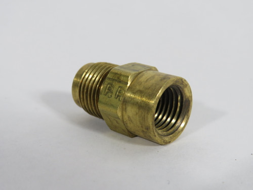 Parker 46F-6-4 Brass Female Connector 45° Flare 3/8" Tube 1/4" NPT Lot of 3 USED