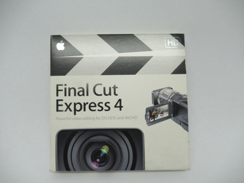 Apple MB278Z/A Final Cut Express 4 Video Editing Software UNKNOWN CONDITION USED