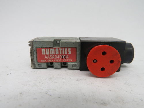 Numatics AASAD400CA Solenoid Valve W/ Coil 237-267B USED