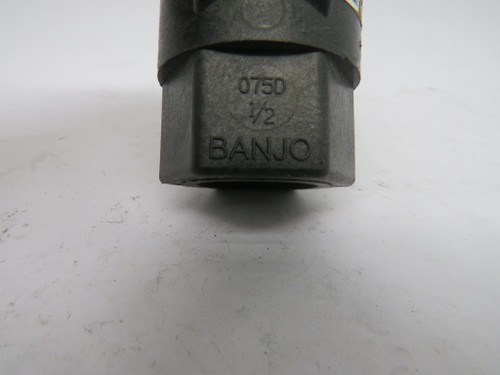 Banjo 075D Polypropylene 3/4" Female Coupler x FPT Type D NOP