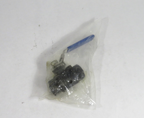 Accutek BVCS2203-D Female NPT Ball Valve 1/2" Steel 2PC Construction NWB