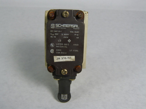 Schmersal ZR335-11Z 101154447 T/Z335 Safety Limit Switch USED