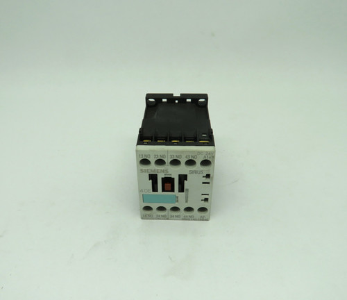 Siemens 3RH1140-1BB40 Relay Contactor 24VDC 10A @ 600VAC USED