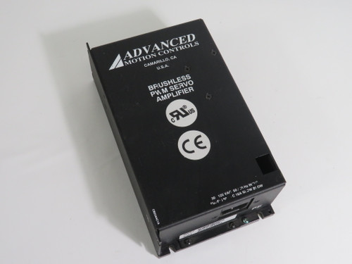 Advanced Motion Controls B25A20ACQ Brushless Servo Amplifier 125VAC 50/60HZ USED