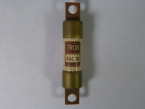 Tron KAC-30 Rectifier Fuse 30A USED