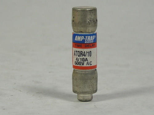 Amp-Trap ATQR4/10 Time Delay Fuse 4/10A 600V USED