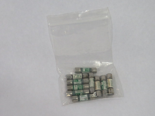 Fusetron FNM-1/2 Dual Element Fuse 1/2A 250V Lot of 10 USED