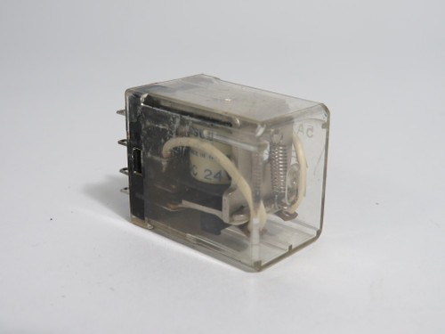 Matsushita HC2-DC24V Relay 24VDC 5A 8-Blade 250VAC USED