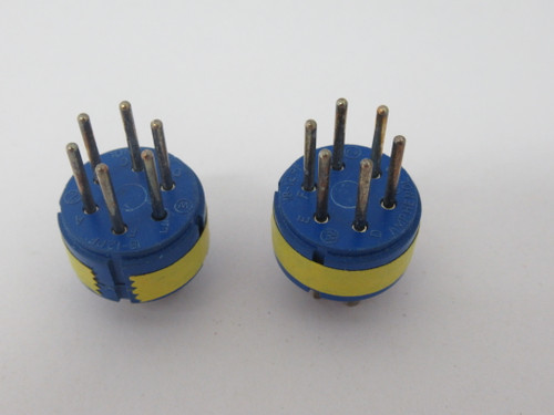 Amphenol 18-12PF 6-Pin Circular Connector Insert Lot of 2 NOP