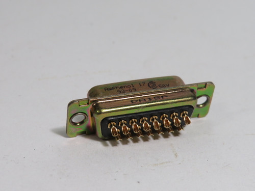 Amphenol 17DA15P Connector 50V 15 Pin NOP