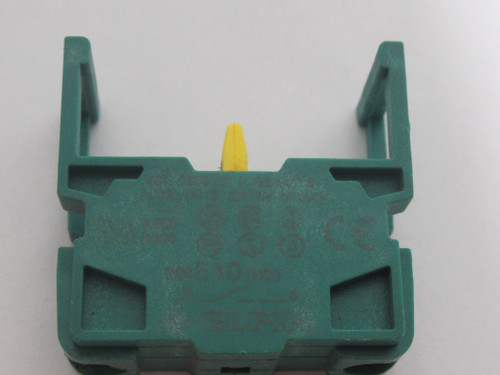 Elfin 020E10 Green Push Button Contact Block 1NO AC15 DC13 10A@660V USED