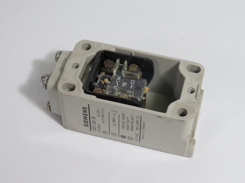 Siemens 3SE3-120-1B Limit Switch 500V *Missing Cover* AS IS