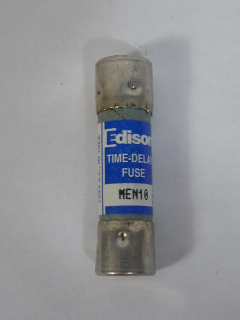 Edison MEN10 Time Delay Fuse 10A 250V USED