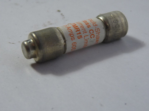 Gould Shawmut ATMR15 Current Limiting Fuse 15A 600V USED
