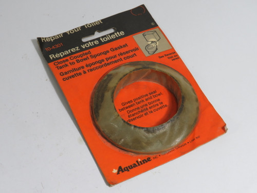 Aqualine 10-4301 Close Coupled Tank To Bowl Sponge Gasket NEW