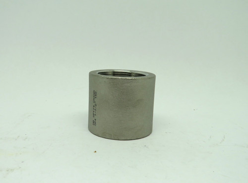 Merit Brass K411-24 1-1/2" Stainless Steel Coupling 150PSI FNPT NOP