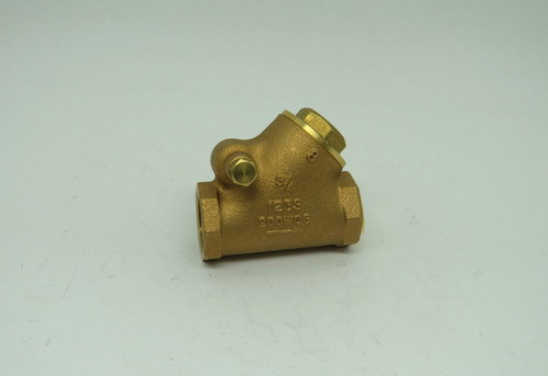 Kitz 22-175 125S 3/4" Swing Check Valve 200PSI Bronze Female NWB