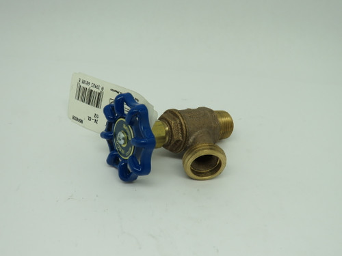 Nibco 74-CL 1/2" Boiler Drain Faucet Valve 125PSI Copper Male NOP