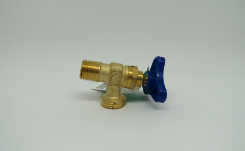 Aqua Dynamic 1382-043 1/2" Boiler Drain Valve 125PSI Brass Male NOP