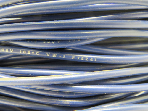 Generic E76241 Spooled Wire 600V 1015 91m Blue USED