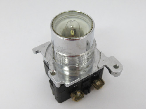 Cutler-Hammer 10250T34 Indicating Light 120V 50/60Hz 6.3V Lamp USED