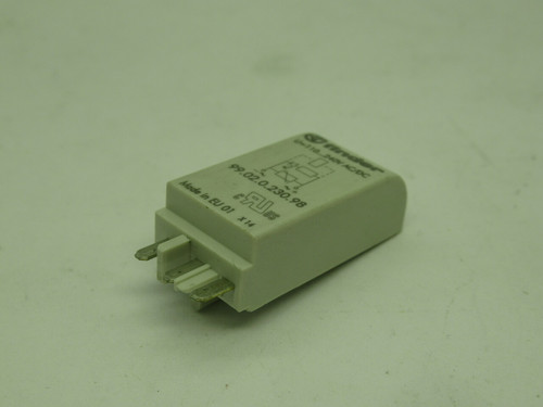 Finder 99.02.0.230.98 Coil Indicator/EMC Suppresser 110-240VAC/DC GREEN LED USED