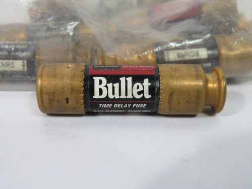 Bullet ECNR5 Time Delay Fuse 5A 250V Lot of 10 USED