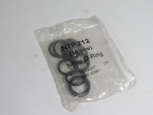 Generic N7P212 Nitrile O-Ring Lot of 10 NWB