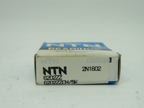 NTN 6202ZZ Single Row Ball Bearing 15mmID 35mmOD 11mmW *Sealed Box* NEW