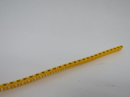 Legrand 38224 CAB3 Yellow Wire Marker Sleeve "4" 1.5-2.5mm2 Lot of 1216 NEW